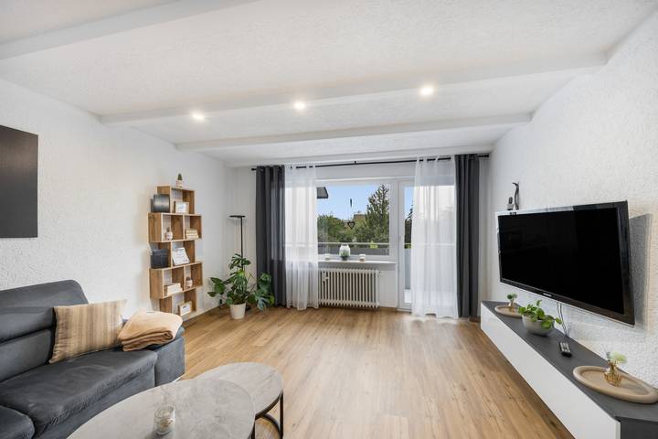 Ganze Wohnung, Ferienwohnung 'Weitblick' mit Bergblick, Balkon und WLAN in Reute, Südschwarzwald