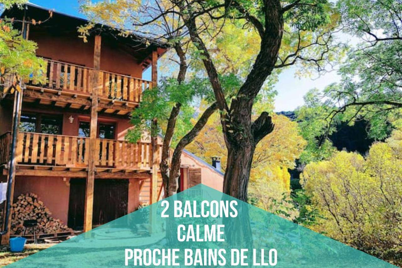 L'Ecrin de Llo - Nature, vue montagne, Wifi in Llo, Parc naturel régional des Pyrénées catalanes