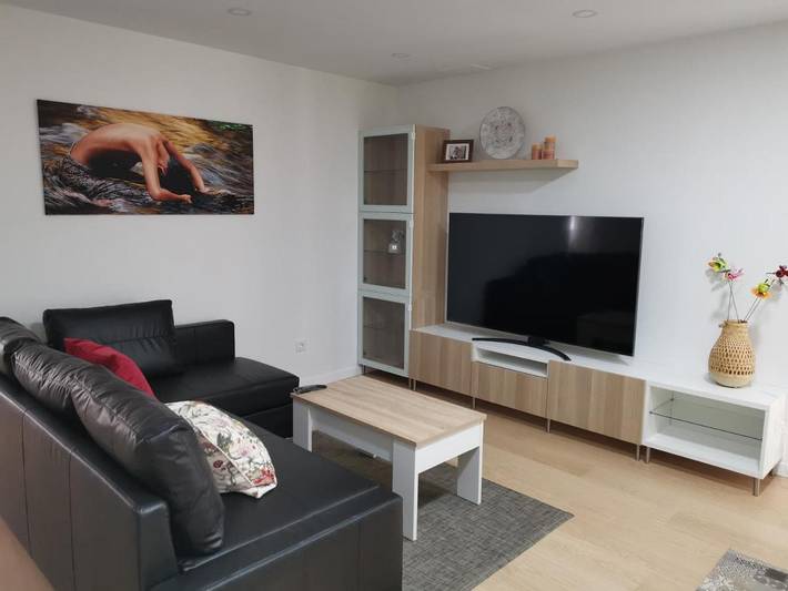 Apartamento para 3 personas, con jardín y vistas en Moaña