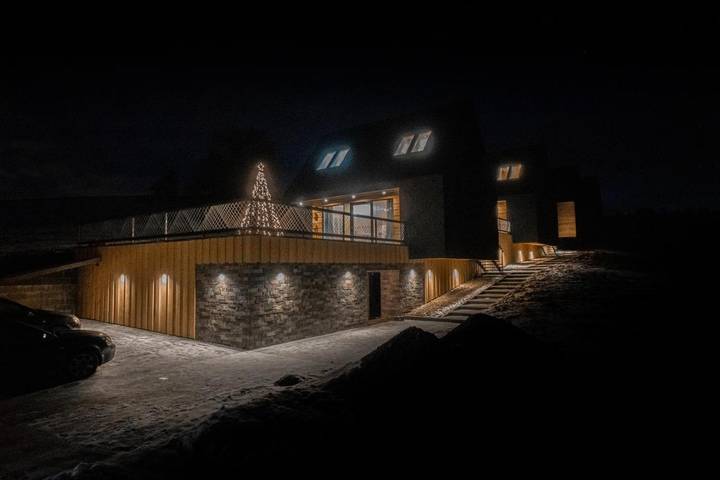 Dom dla 6 osób, z ogród i widok w Nowe Bystre