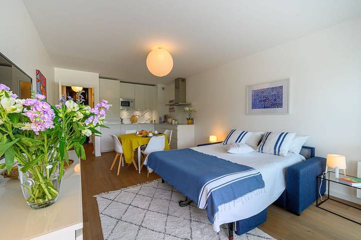 Appartement entier, Grand studio, les pieds dans l'eau! Labellisé Clevacances in Bénodet, Région de Quimper