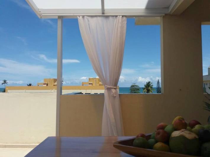 Casas e apartamentos de temporada para 6 pessoas, com balcão e vista e ainda piscina em Ilhéus