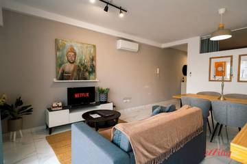 Gîte pour 4 personnes, avec terrasse dans Qawra