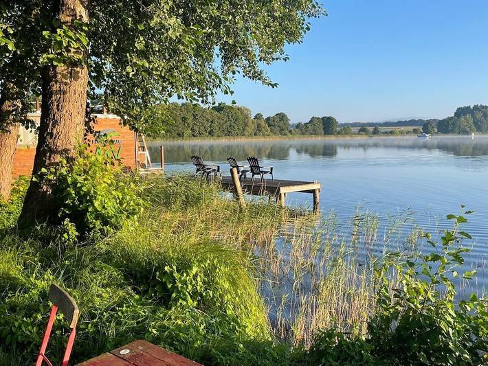 Ferienhaus für 2 Personen, mit Balkon und Garten sowie Seeblick in Priepert - 4