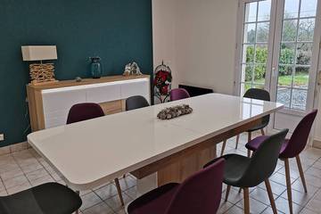 Location de vacances pour 8 personnes, avec jardin et terrasse dans Gonneville