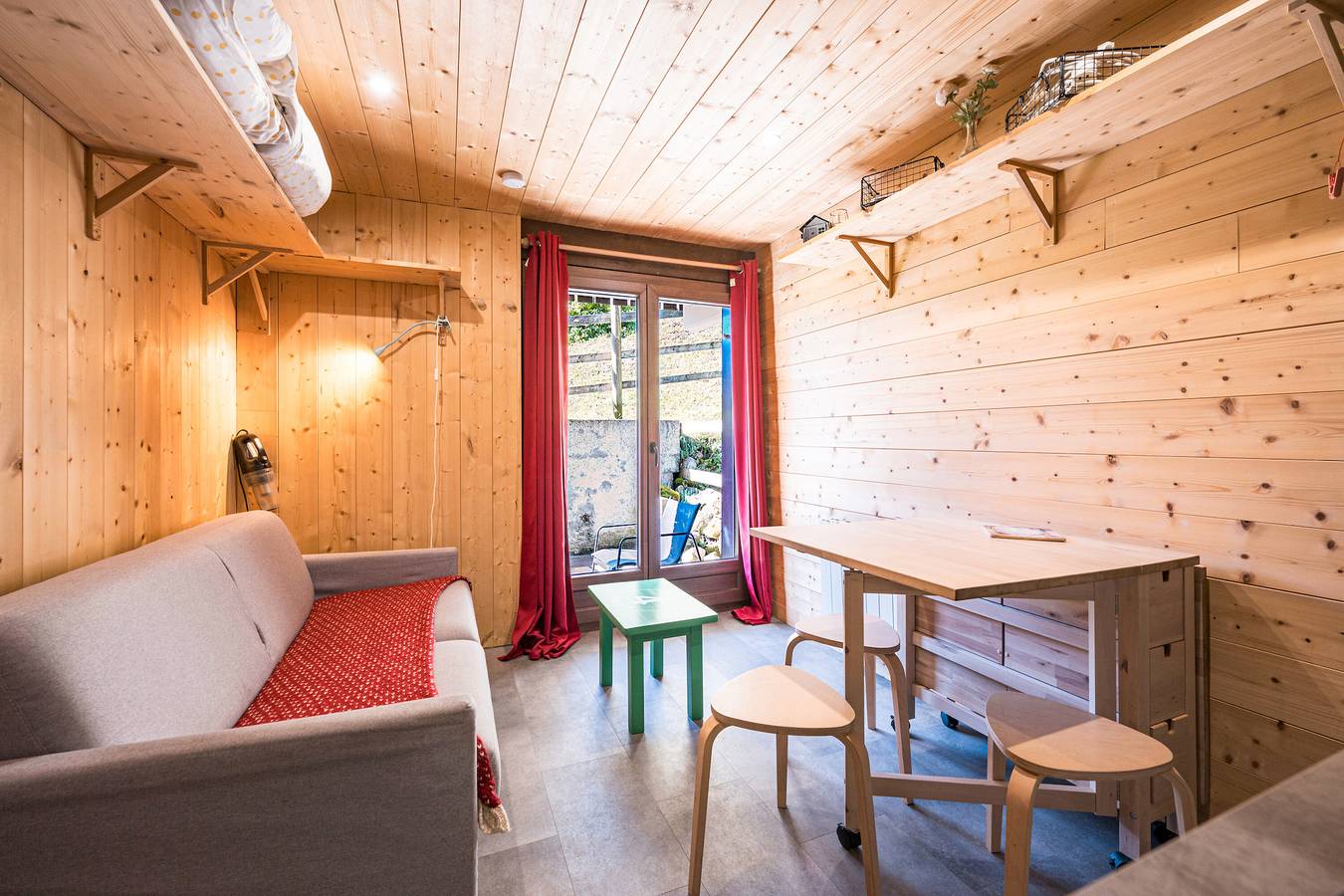 Estudio entero, Bienvenidos al estudio La Clusaz La Croix Fry Manigod in Manigod, Región de Annecy