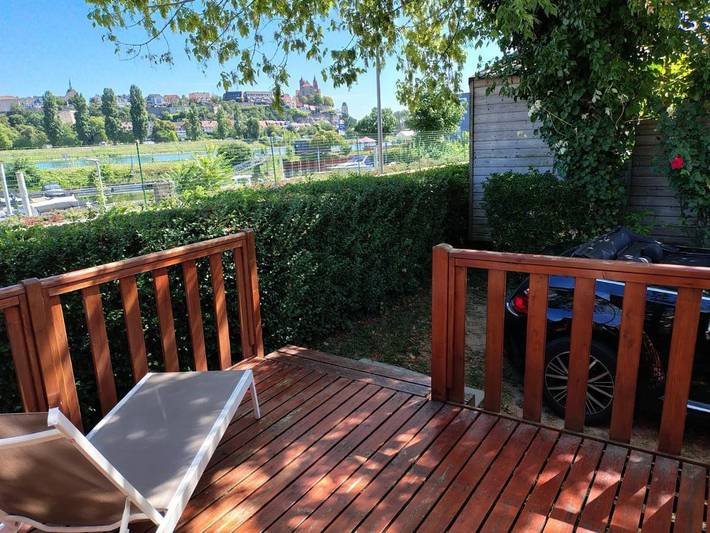 Camping voor 4 personen, with terras and tuin as well as uitzicht in de Elzas