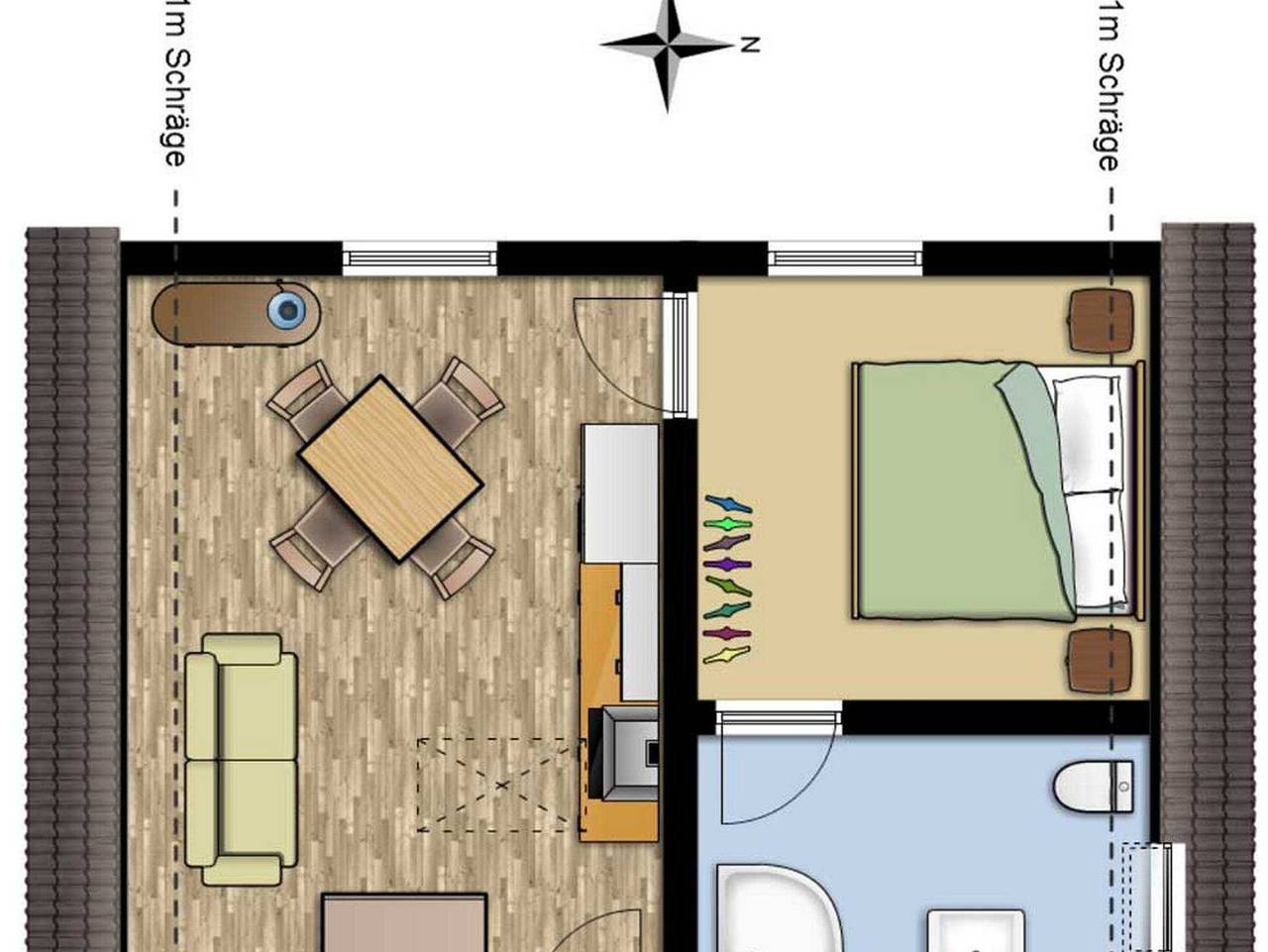 Ganze Ferienwohnung, Helms Hüsing in Neuendorf Insel Hiddensee, Hiddensee