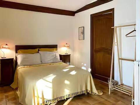 Double Room with Terrace in Saint-Julien-de-Peyrolas, Région de Nîmes