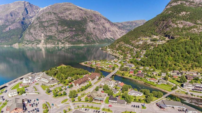 Hôtel pour 2 personnes, avec Terrasse ainsi que Jardin et Vue dans Eidfjord - 3