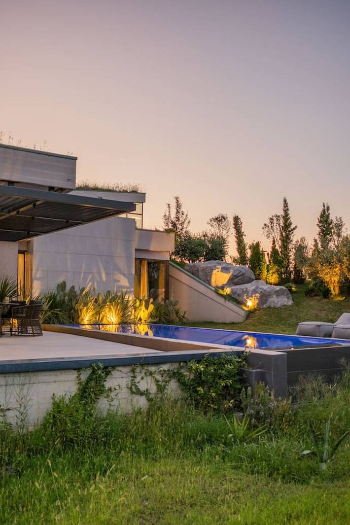 Villa mit pool für 8 Personen, mit Pool und Sauna sowie Meerblick und Balkon, kinderfreundlich in Albanien - 4