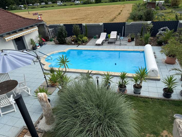Ferienwohnung für 4 Personen, mit Terrasse und Garten sowie Ausblick in Rheinland-Pfalz