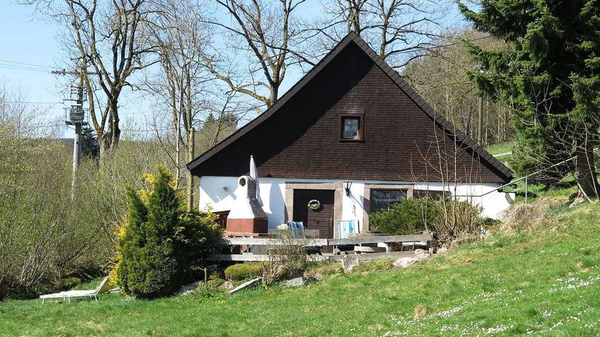 Ferienhaus für 3 Personen, mit Seeblick und Terrasse sowie Garten in Sankt Georgen im Schwarzwald