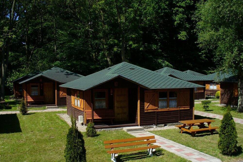 Holzhütte Kolberg Ostsee in Kolberg, Polnische Ostsee