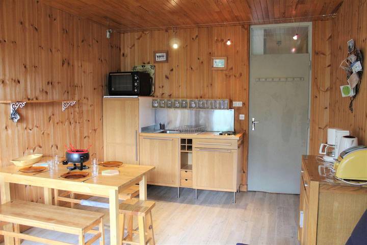 Studio pour 4 personnes, avec vue et balcon à Vars