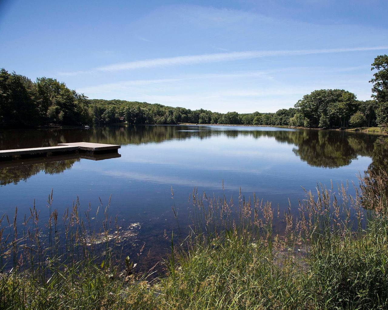 Ganze Wohnung, Ferienwohnung für 4 Personen mit Pool in Lake Wallenpaupack