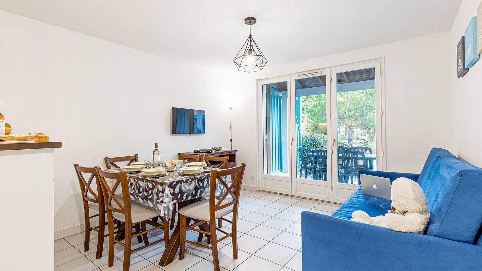 Appartement entier, Appartement de vacances pour 6 personnes avec piscine in Le Teich, Région d'Arcachon