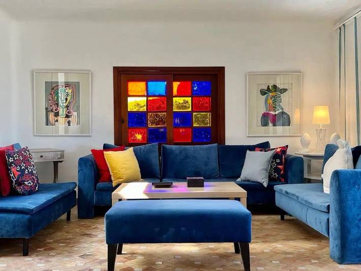 Location de vacances pour 8 personnes, avec jardin ainsi que vue et balcon dans Restinga Smir - 2