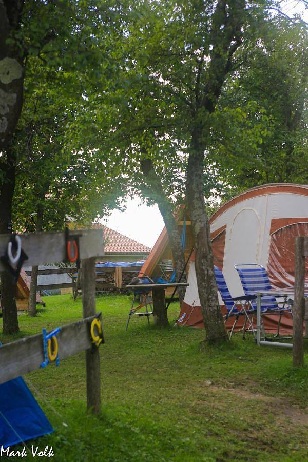 Tent in Nova Gorica, Slowenien