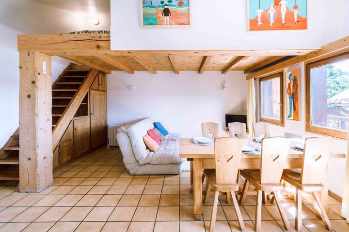 Chalet "Cosy" avec vue sur montagne et terrasse privée in Bourg-Saint-Maurice, Région d'Albertville