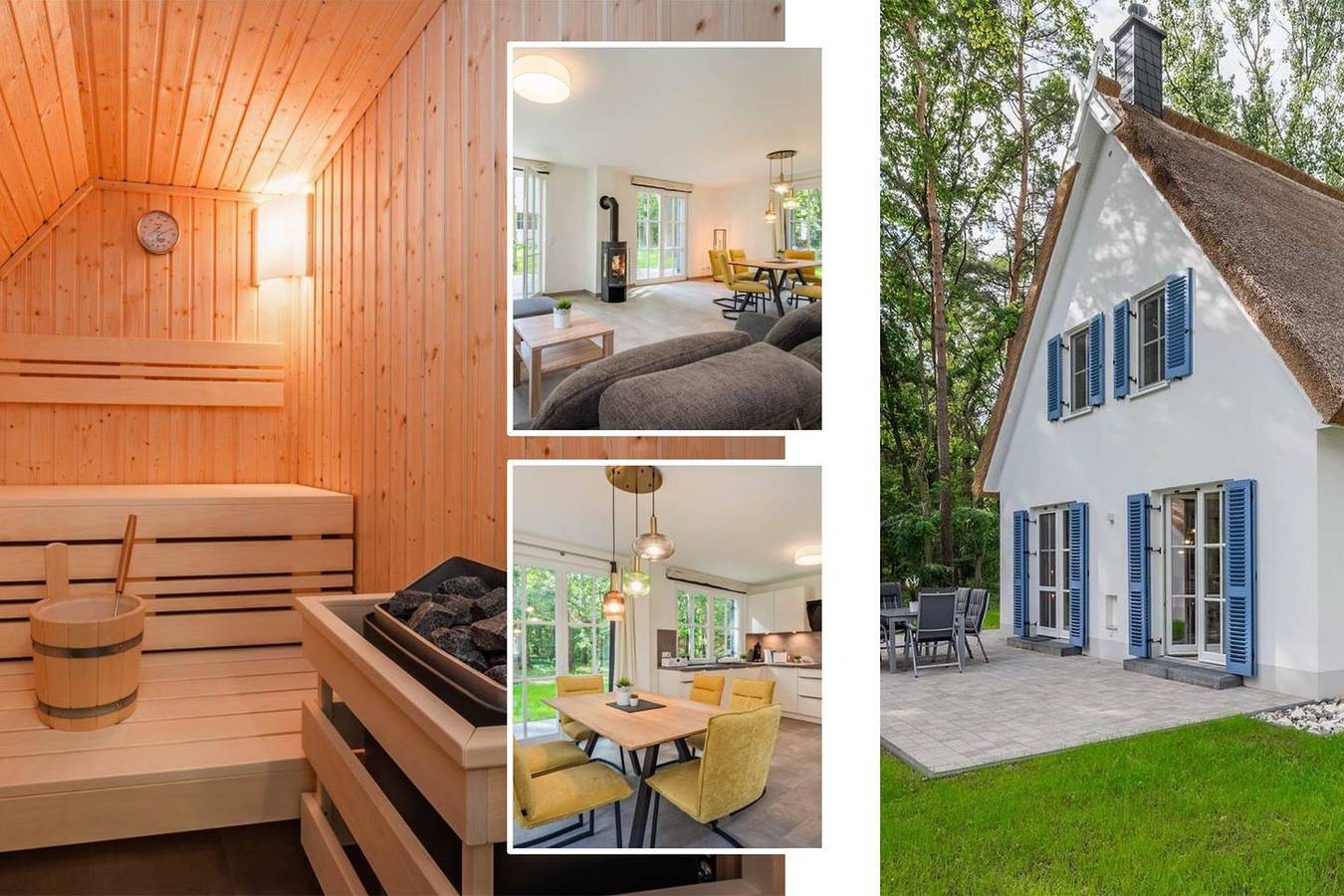 Modernes Ferienhaus im Fischerdorf mit Sauna & Kamin – mitten in der Natur, nahe Usedom in Zirchow, Usedom