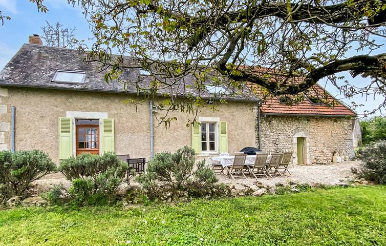 Ferienhaus für 9 Personen mit Garten in Mérigny, Le Blanc und Umgebung