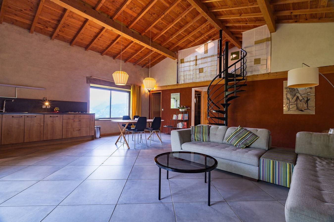 Maison de vacances « La Grange Du Vieux Village » avec vue sur la montagne in Montmaur-en-Diois, Région de Die