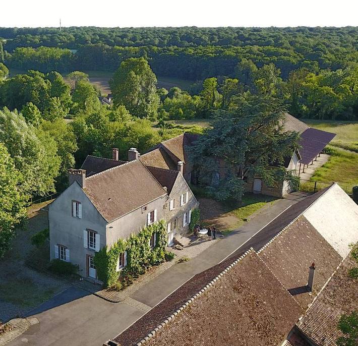Location de vacances pour 15 personnes, avec Terrasse ainsi que Jardin et Vue à Mortcerf