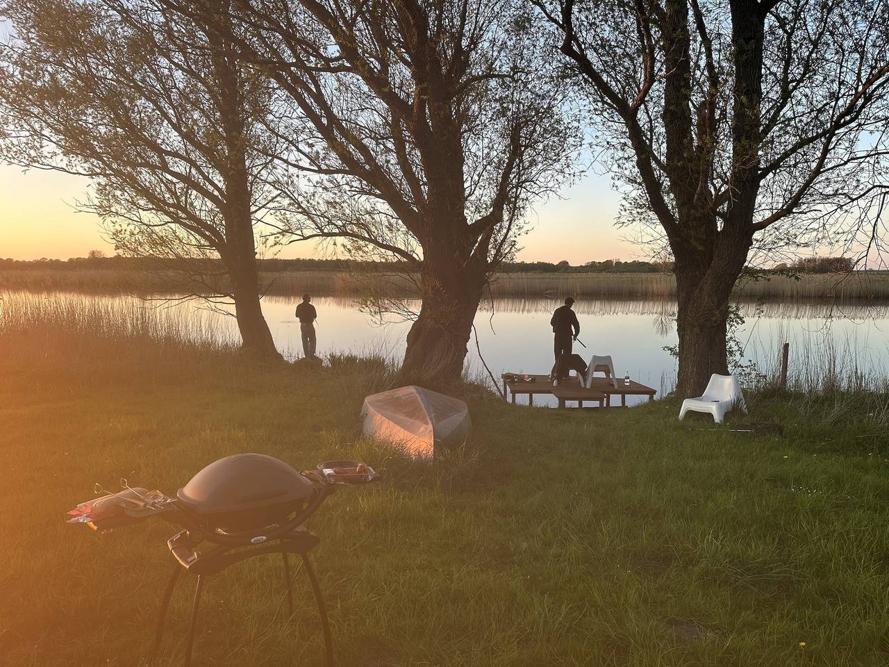 Reetdachhaus direkt am Wasser in Breiholz, Rendsburg-Eckernförde