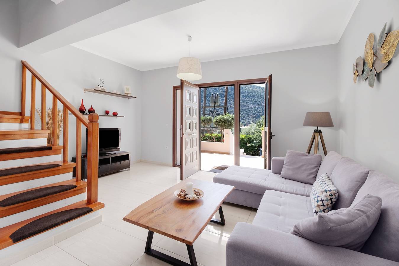 Villa 'Prolithia 1' met Uitzicht op Zee, Wifi en Airconditioning in Desimi Strand, Griekenland