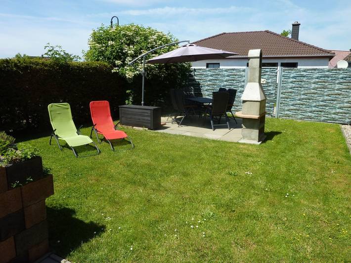 Ferienwohnung für 3 Personen, mit Terrasse und Garten in Röbel-Müritz