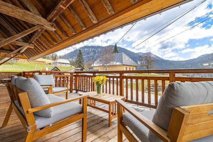 Chalet pour 14 personnes, avec balcon et sauna dans Bauges - 4