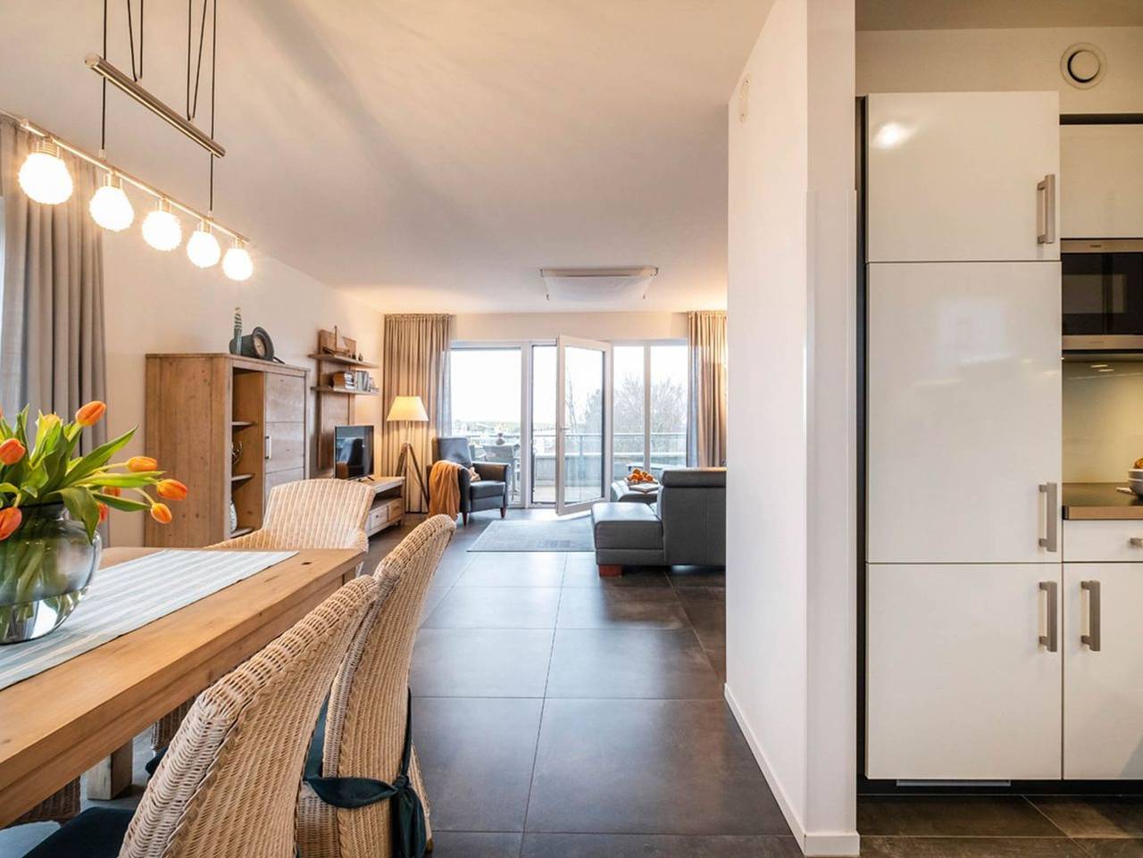 Ganze Ferienwohnung, Haus Deichoase - Ferienwohnung für 3 Personen am Büsumer Hafen in Hafen Büsum, Büsum