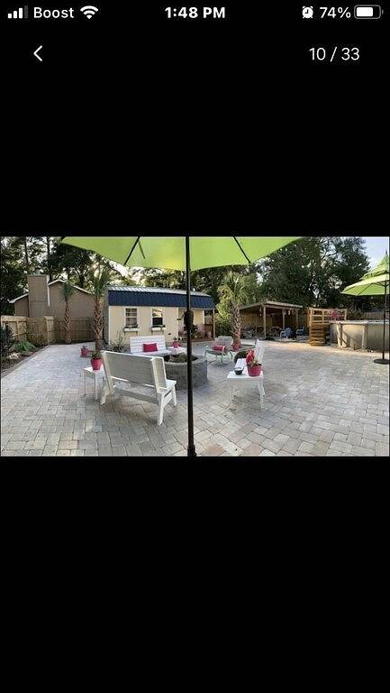 Vacation rental for 10 people, with yard in Little River