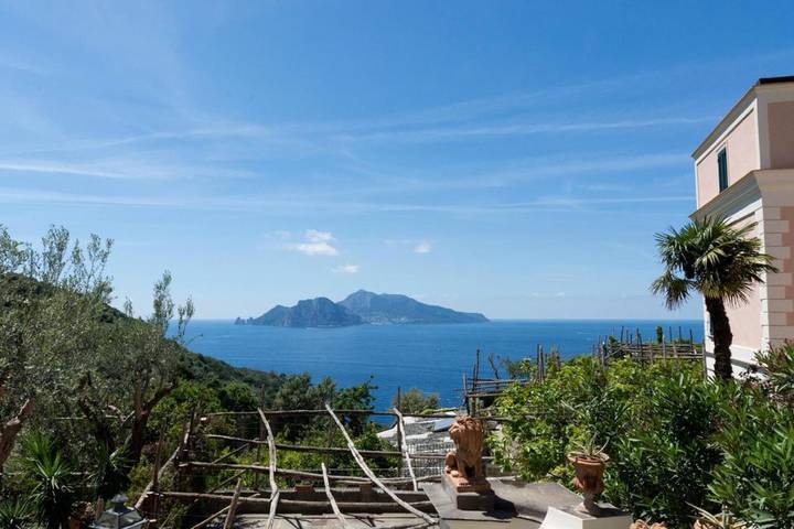 Casa vacanza per 6 persone, con balcone e piscina nonché panorama in Marciano