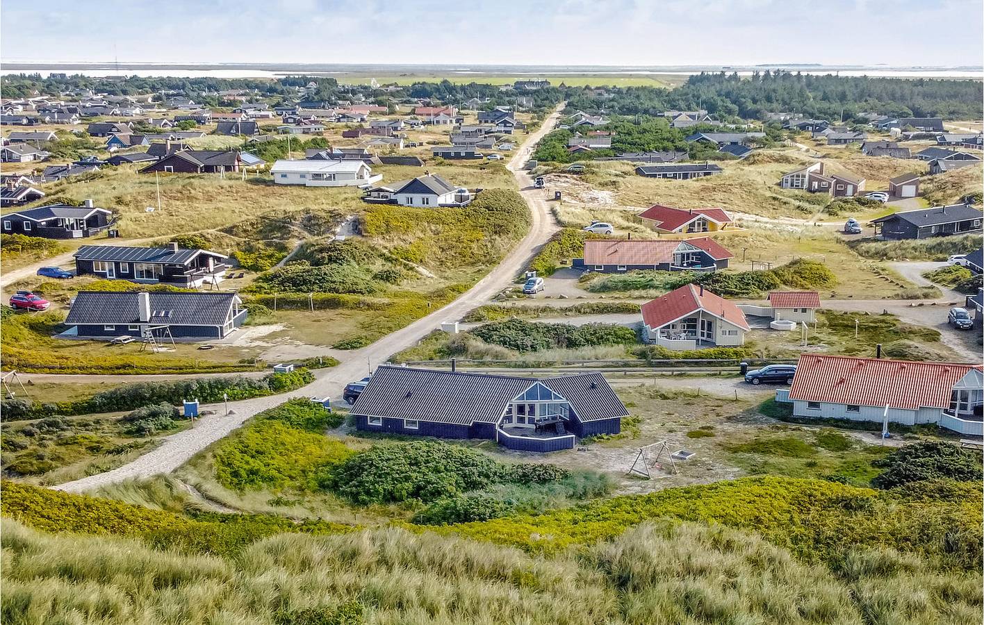 Ferienhaus für 10 Personen mit Sauna in Bjerregård, Holmsland Klit