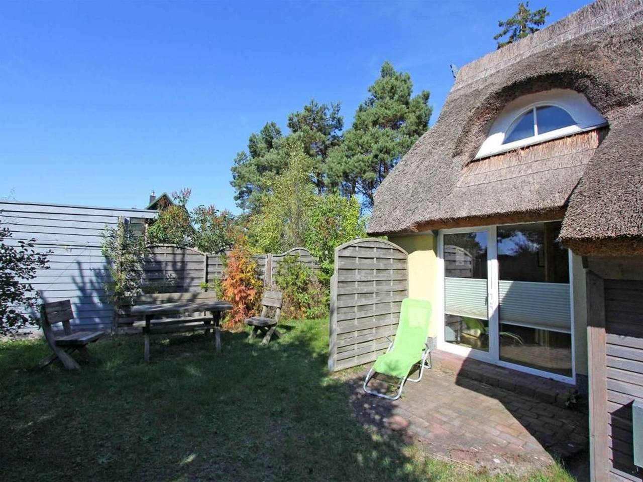 Ferienhaus Reetdachhaus - Ferienhaus Reetdachhaus in Bodstedt, Fuhlendorf
