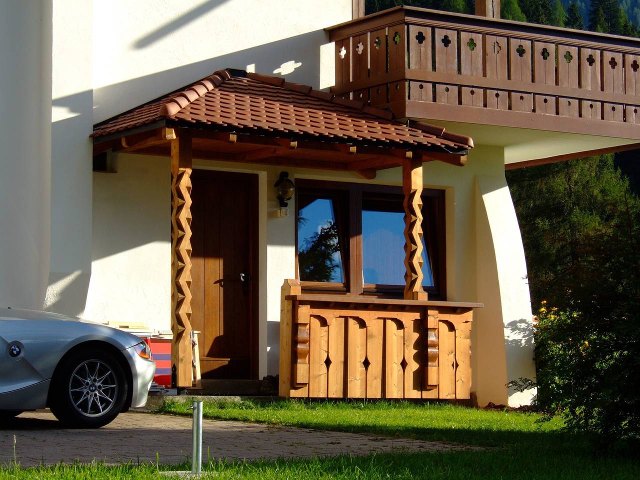 Vakantiewoning "Kleine Gartenwohnung Haus Forelle" aan de hellingen met bergzicht, foto 9