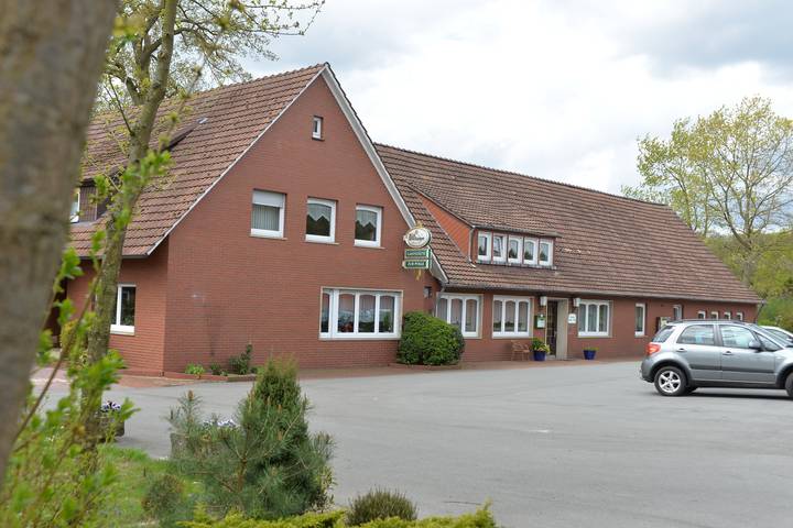 Ferienwohnung für 2 Personen, mit Garten und Sauna sowie Terrasse in Haselünne