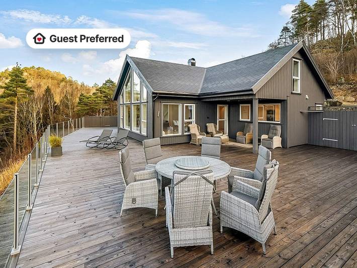 Ferienhaus für 8 Personen, kinderfreundlich in Lyngdal