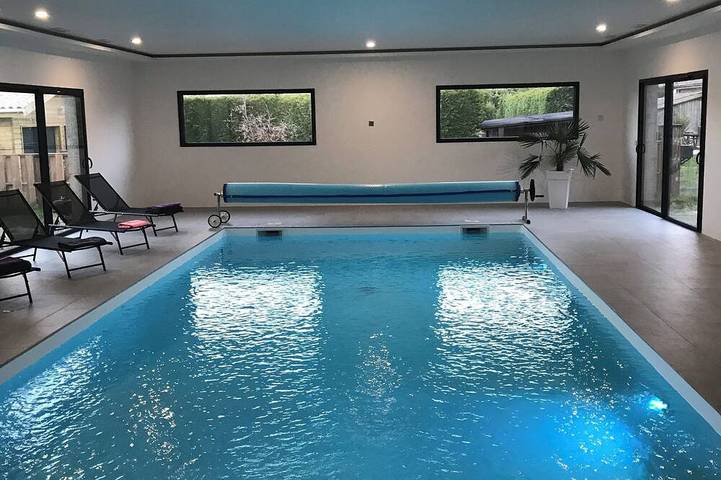 Villa pour 6 personnes, avec jacuzzi et jardin à Lanton