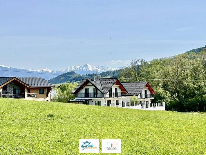Ferienhaus für 10 Personen, mit Garten und Ausblick