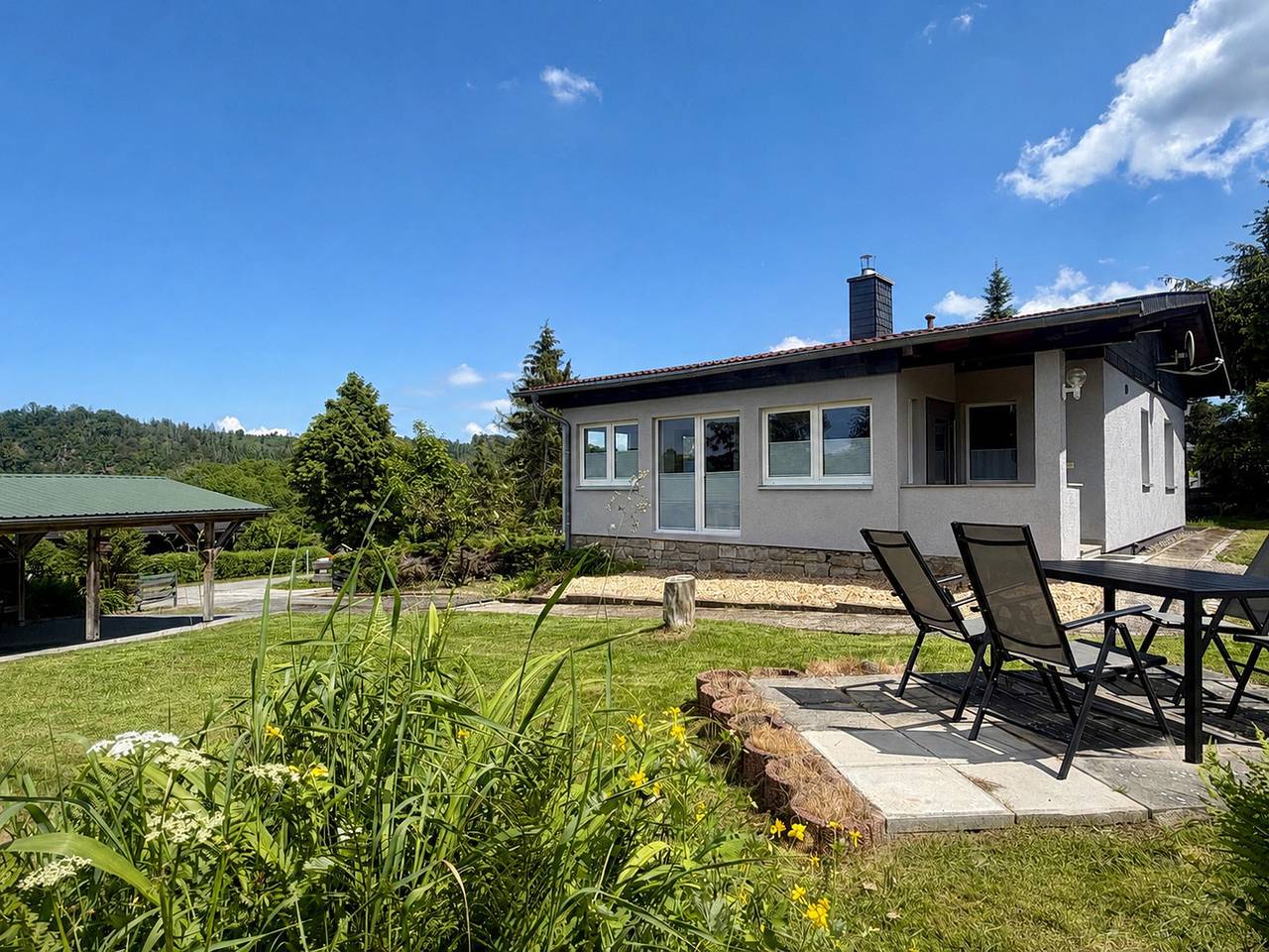 Lodge am Bodetal* Ferienhaus Harz* Natur* Wandern* Garten* Wald* Grill* Familienurlaub in Altenbrak, Thale