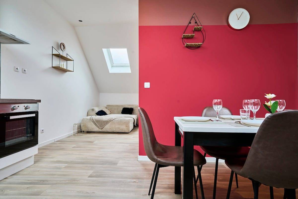 Ganze Wohnung, En déplacement 9, Dernier étage, wifi gratuit in Tourcoing, Lille und Umgebung