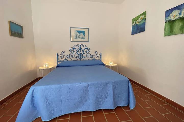 Panoramic sea view villa with large garden in Villaggio Mandorli, Villasimius