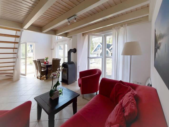 Ferienhaus für 6 Personen, mit Terrasse und Sauna sowie Seeblick und Garten, mit Haustier in Berlin Umland - 4