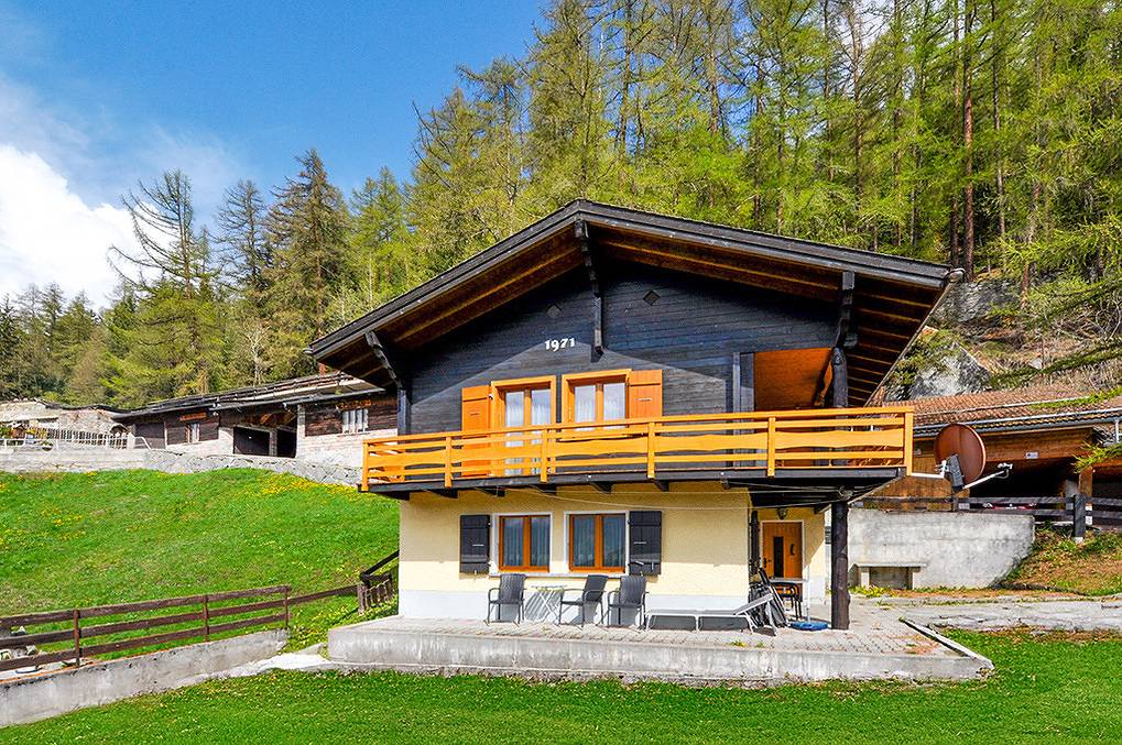 Casa de vacaciones para 6 personas con vistas in Grächen, Alpes del Valais