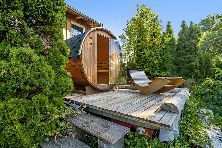 Ferienhaus für 4 Personen, mit Sauna und Seeblick sowie Garten, mit Haustier in Saaleland - 3