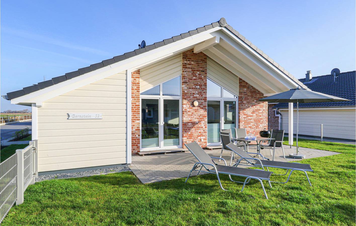 Terrassenwohnung mit Parkplatz, TV & Internet - 400m zur Küste in Dagebüll, Nordfriesland