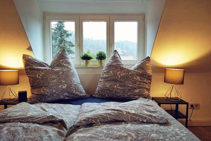 Ganze Wohnung, Villa Rapunzel - Apartment 02 \"Castle View\" in Rathen, Elbsandsteingebirge